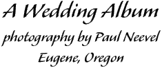 wedding photographer - Eugene, Oregon
